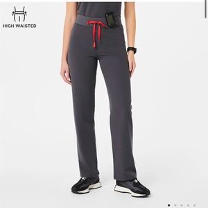 High waisted basic Livingston scrub pants